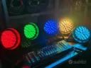 Impianto Luci "Atmosfera-Eventi" (Fari LED RGB +Fari LED Bianco Potenza)